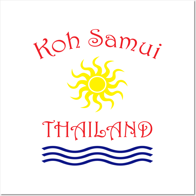 Koh Samui-Sun Water Wall Art by BLDesign